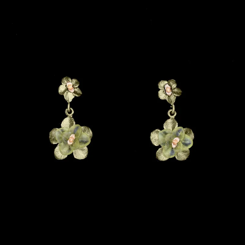 Wedding Jewelry Earrings-Desert Flower Earrings - Drop Post