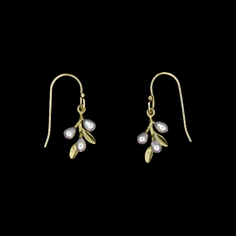 Fine Jewelry Earrings-Flowering Thyme Earrings - Dainty Wire