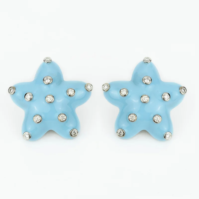 Luxury Pearl Earrings-Earrings - Diamond (enamel)