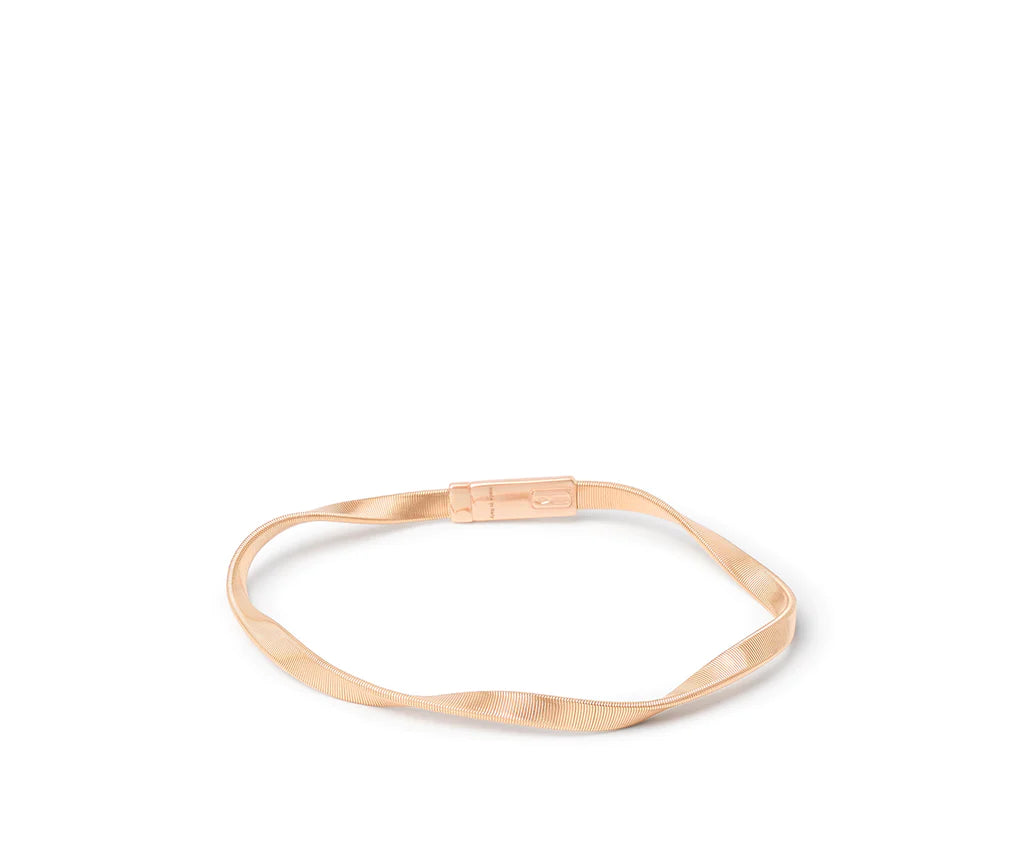 Classic Silver Bangles-Marco Bicego Rose Gold Marrakech Bangle