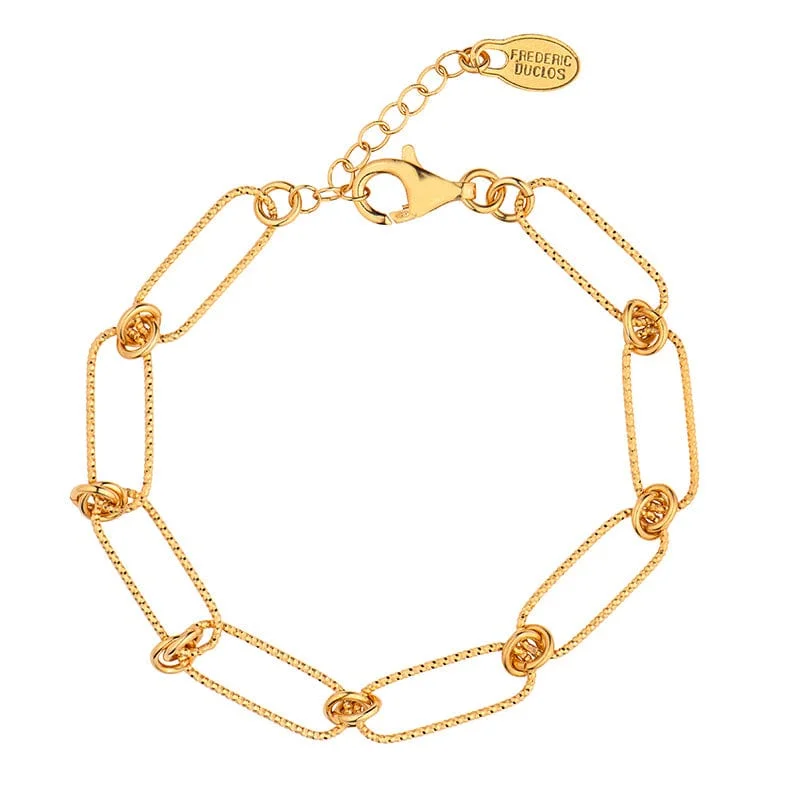 Luxury Diamond Bracelets-Yellow Gold Plated Kira Bracelet