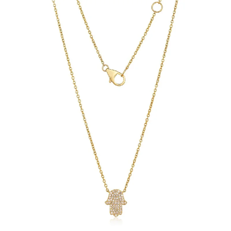 Fashionable Pendant Necklaces-BLAKELY HAMSA NECKLACE