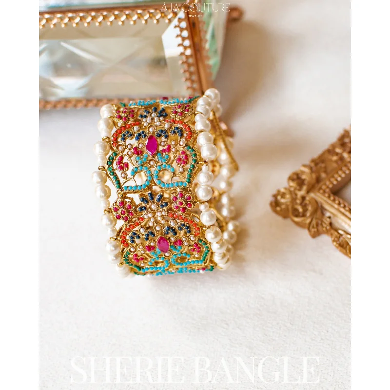 Trendy Gemstone Bangles-Sherie Bangle