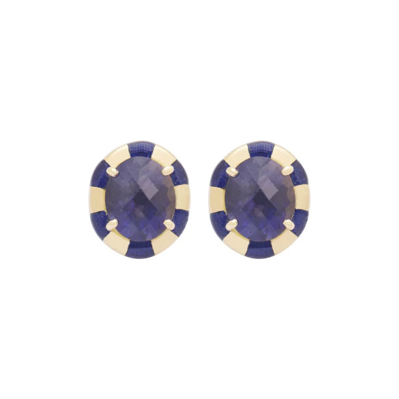 Tassel Earrings-EARRINGS- IOLITE (ENAMEL)