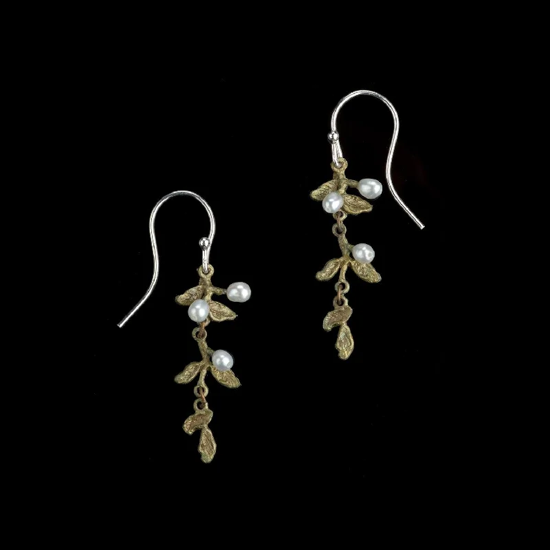 Simple Gold Earrings-Carolina Earrings - Wire Drop