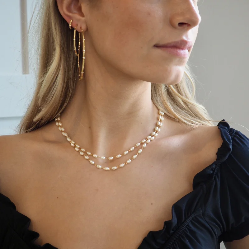 Elegant Pearl Necklaces-THALIA PEARL NECKLACES