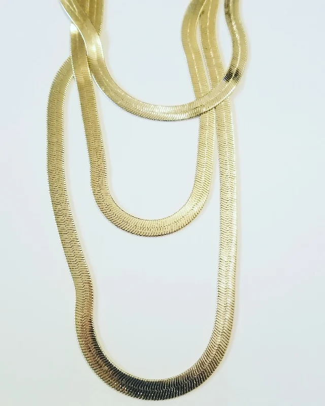 Unique Diamond Necklaces-Snake Chain Necklace