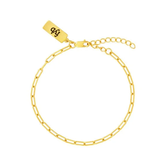 Adjustable Silver Bangle Bracelets-Brigette Gold Bracelet