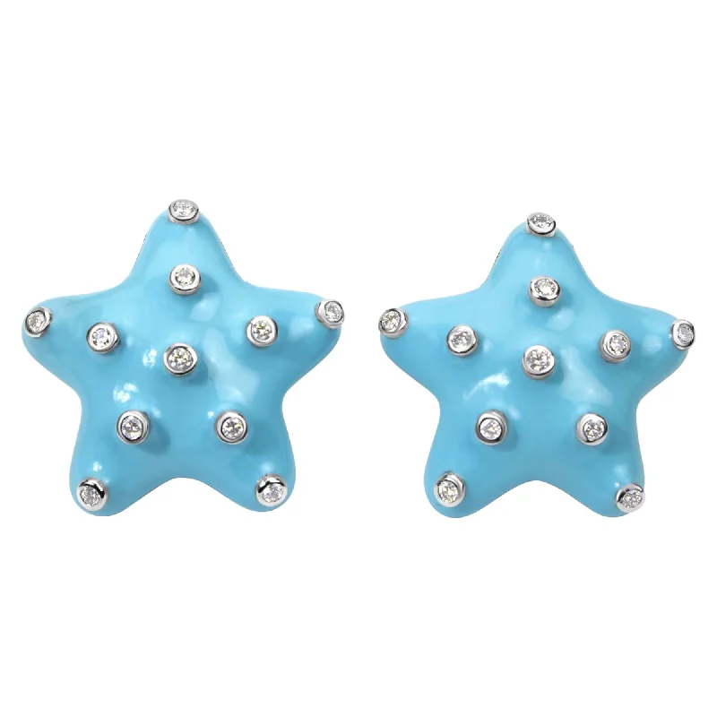 Fine Jewelry Earrings-Earrings-diamond (enamel)