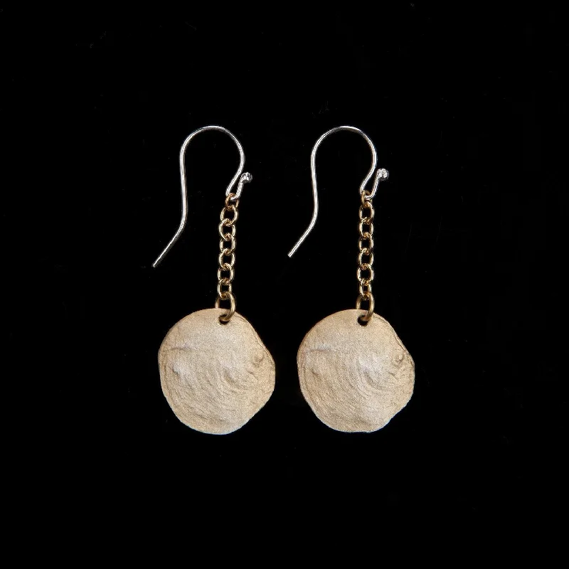 Dainty Gold Earrings-Jingle Shells Earrings - Single Drop