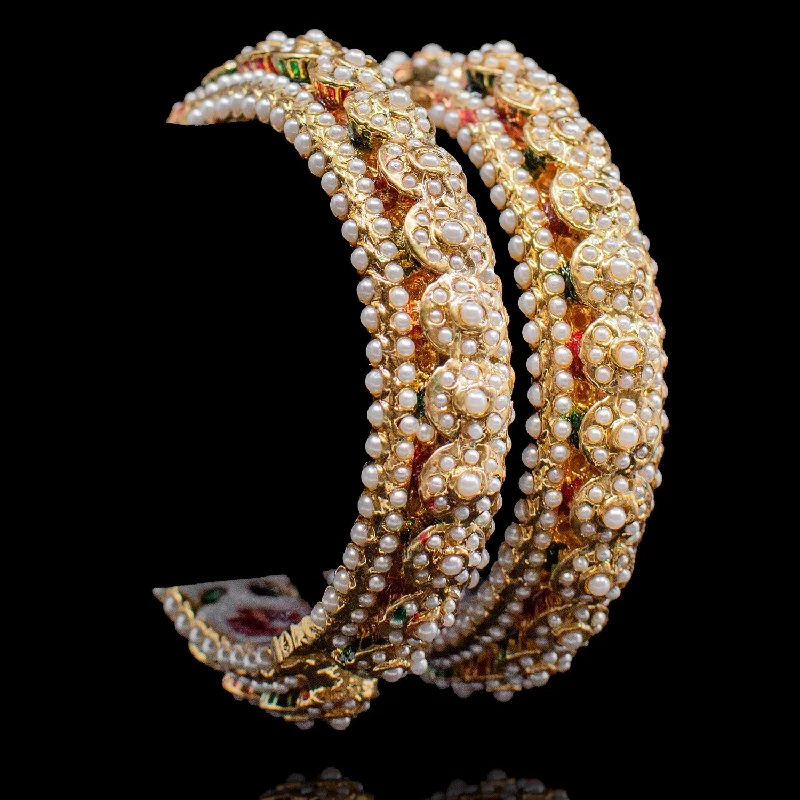 High-End Bangle Sets-Amber Bangles