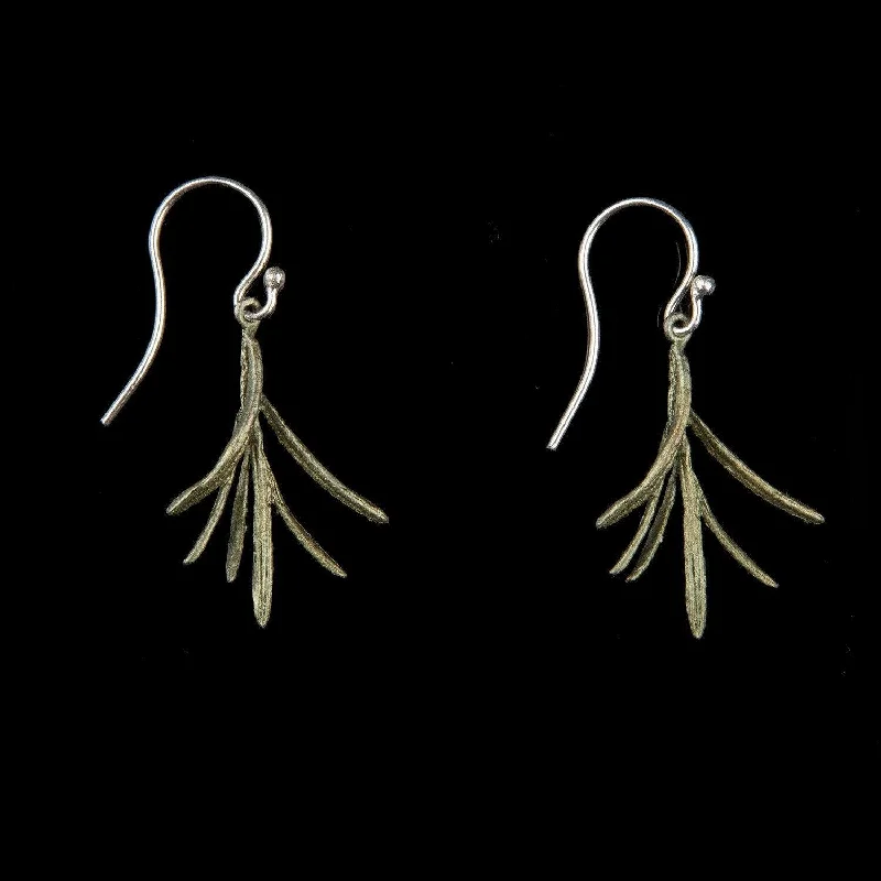 Bohemian Style Earrings-Petite Herb - Rosemary Wire Earring