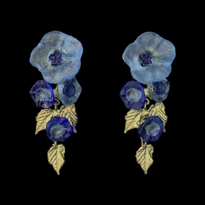 Handmade Gemstone Earrings-Morning Glory Earrings - Statement