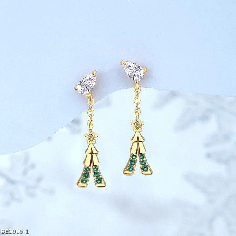 Classic Gold Earrings-ins summer meteor earrings