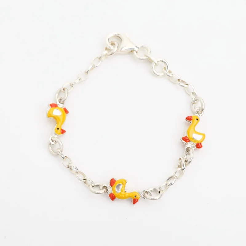 Personalized Charm Bracelets-Rubber Ducks Child's Bracelet