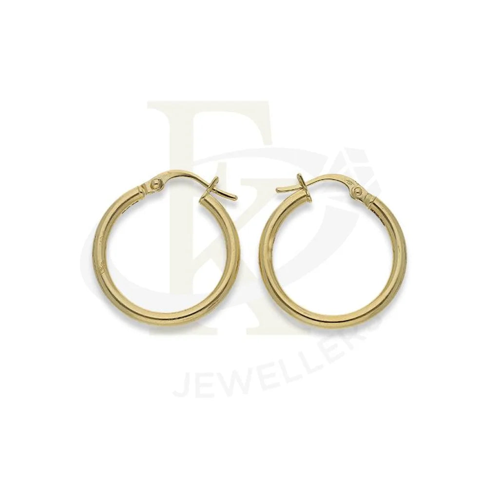 Small Hoop Earrings-Gold Hoop Earrings 18KT - FKJERN18K2245