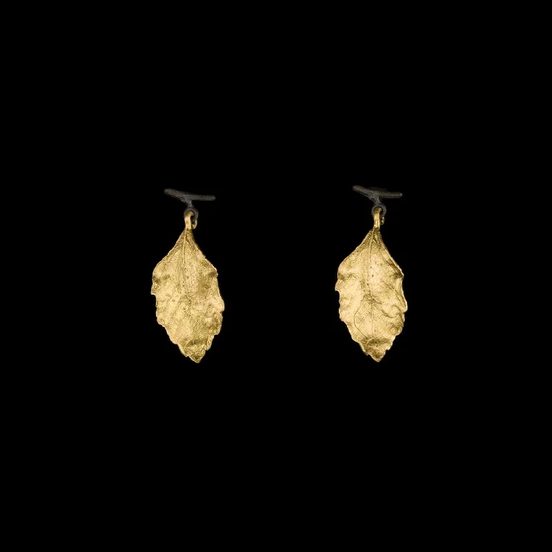 Trendy Drop Earrings-Autumn Birch Earrings - Post