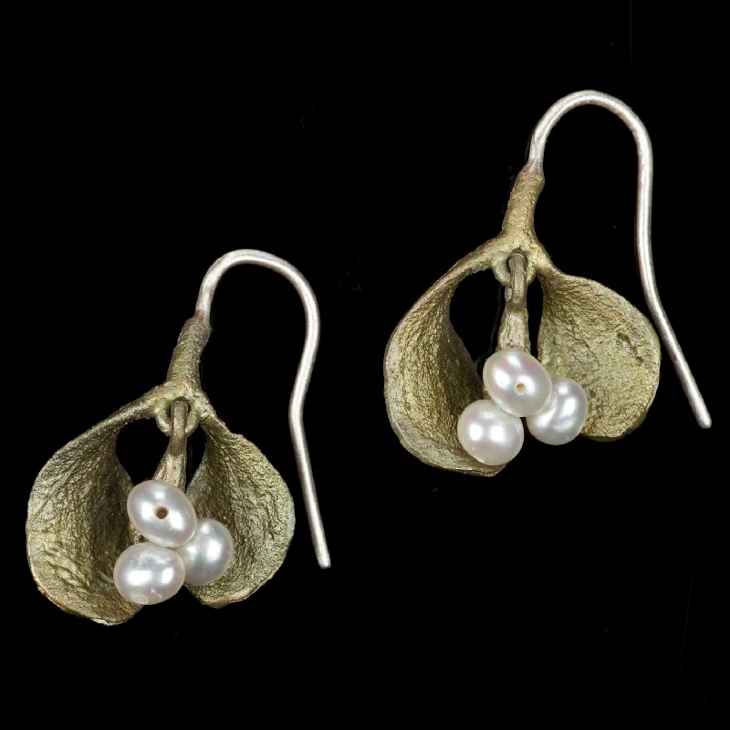 Designer Earrings-Mistletoe Earrings