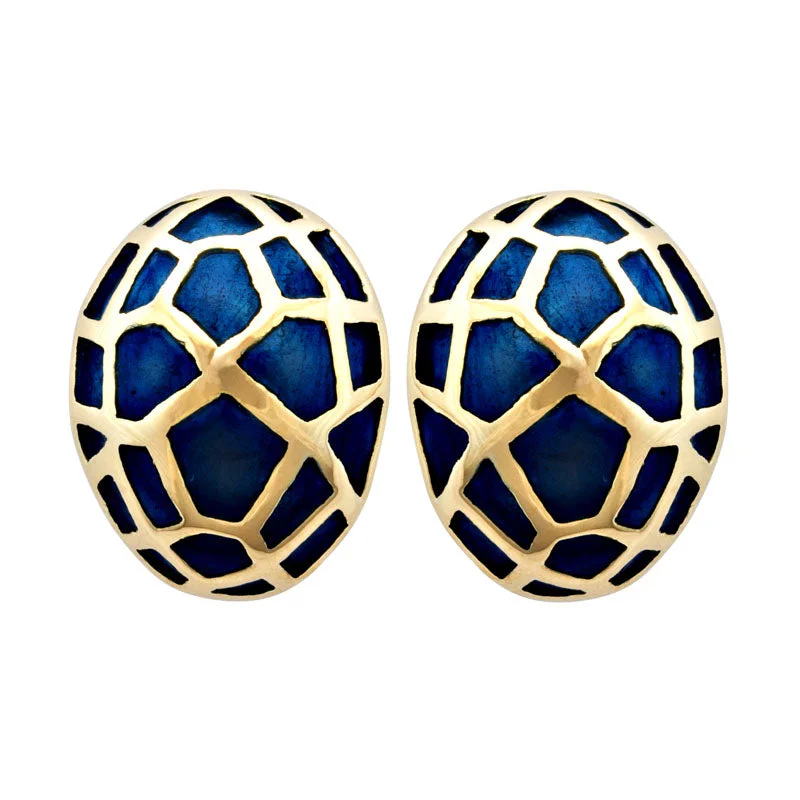 Classic Stud Earrings-Earrings-Plain Gold (Enamel)