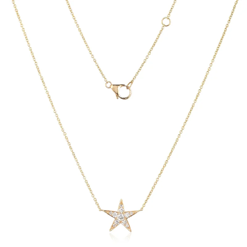 Romantic Gold Necklaces-ELIOSE STAR NECKLACE