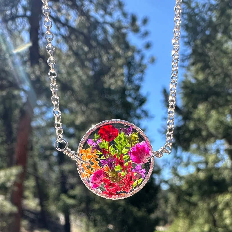 Boho Necklace for Women-Botanical Garden Necklace - BG 158