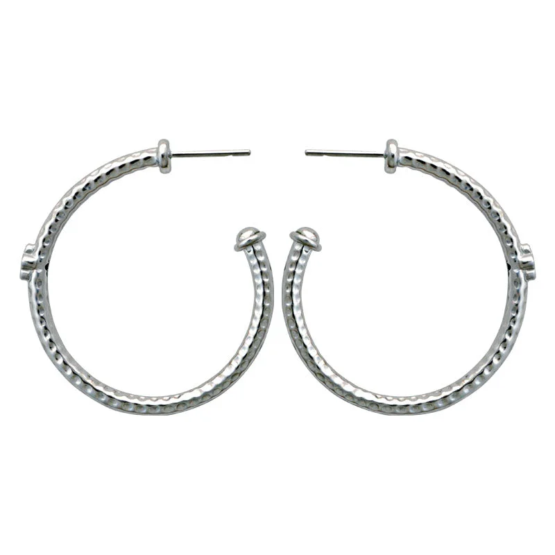 Delicate Hoop Earrings-Earrings-Diamond