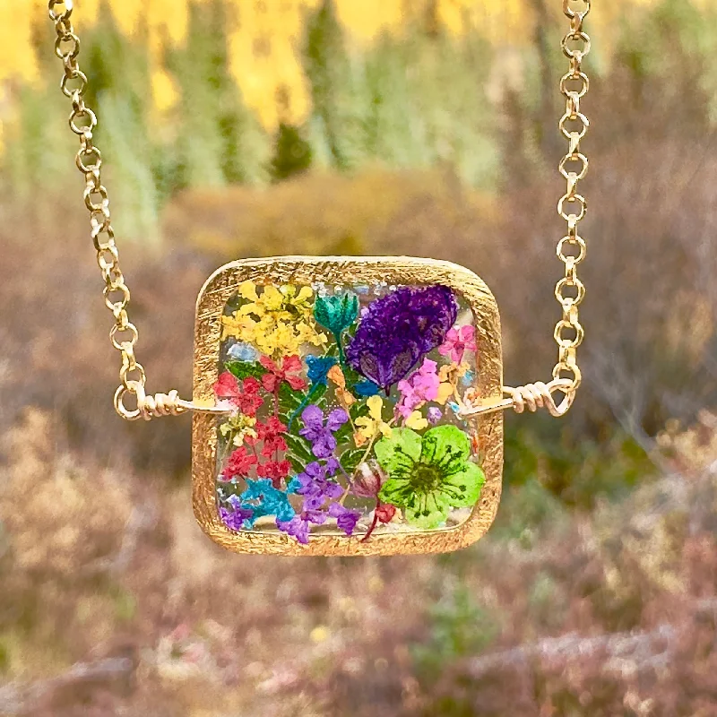 Unique Chain Necklaces-Botanical Garden Necklace - BG 128