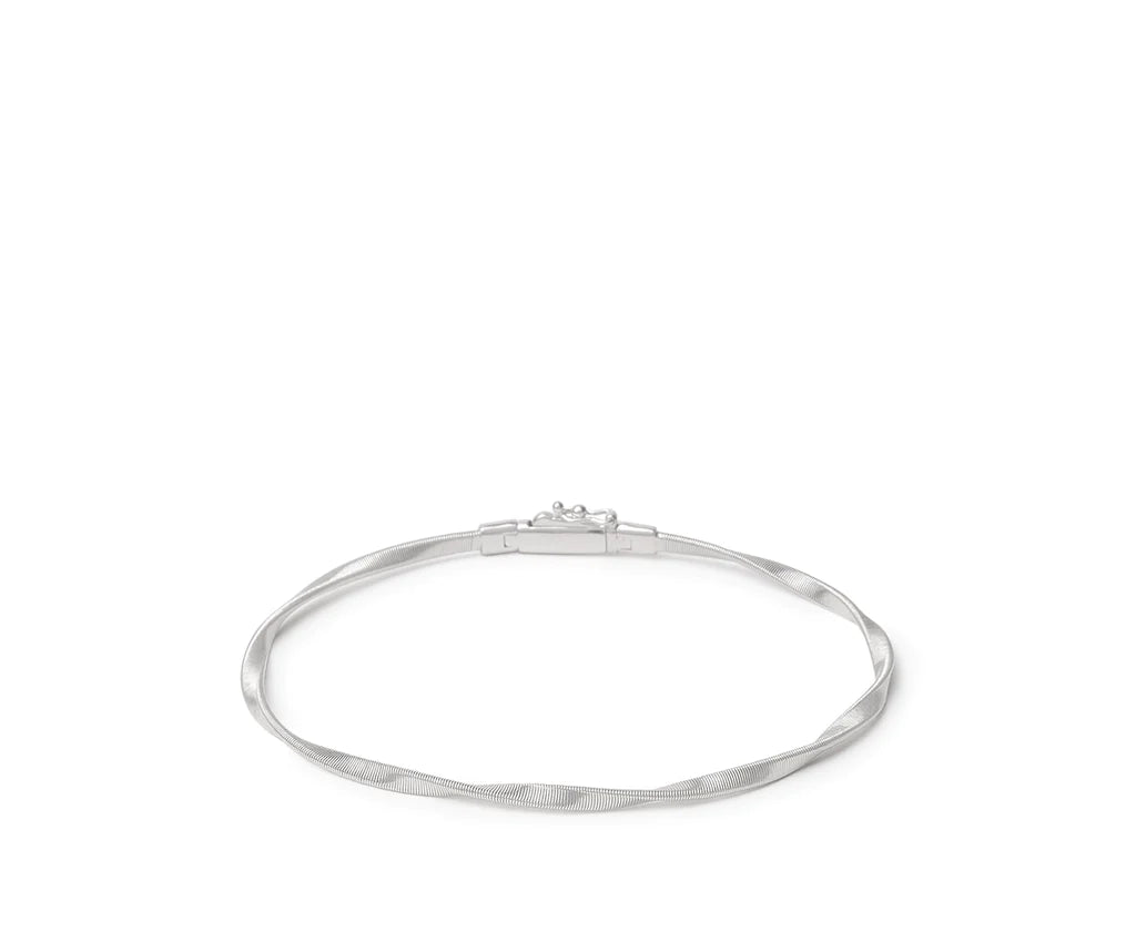 Colorful Gemstone Bangles-Marco Bicego Marrakech Collection 18K White Gold Bangle