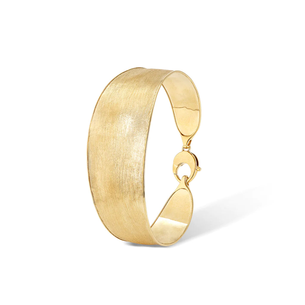 Affordable Gold Bangles-Marco Bicego Lunaria Collection Large Bangle