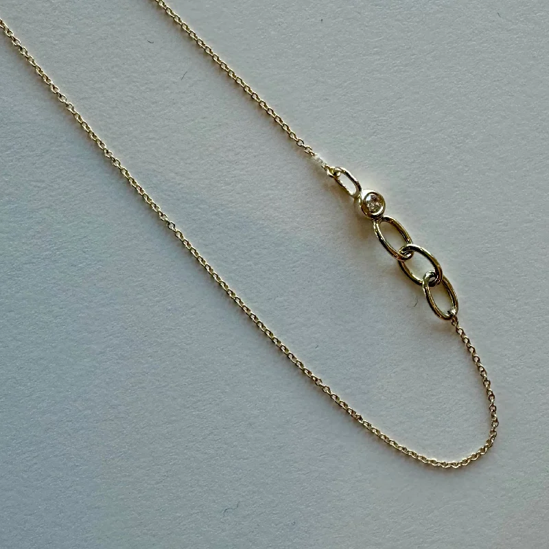 Unique Silver Necklaces-MARYBETH CONNECTED NECKLACE