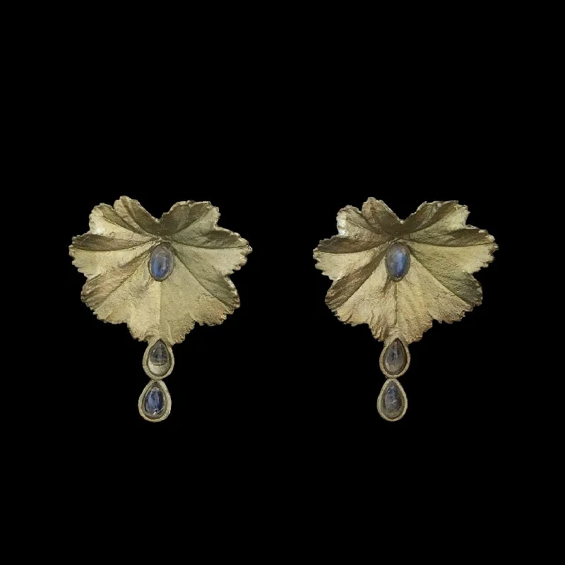 Large Pearl Earrings-Lady's Mantle Earring - Large